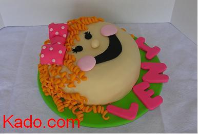 Girl_single_layer_cake_kado_com_prints